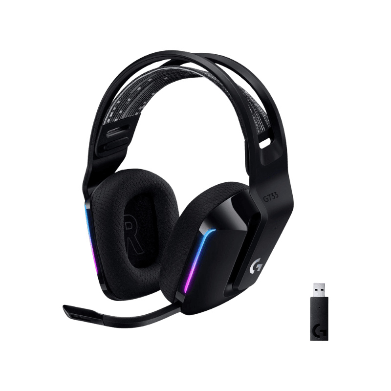Logitech G G733 Lightspeed Cuffie Wireless con Microfono