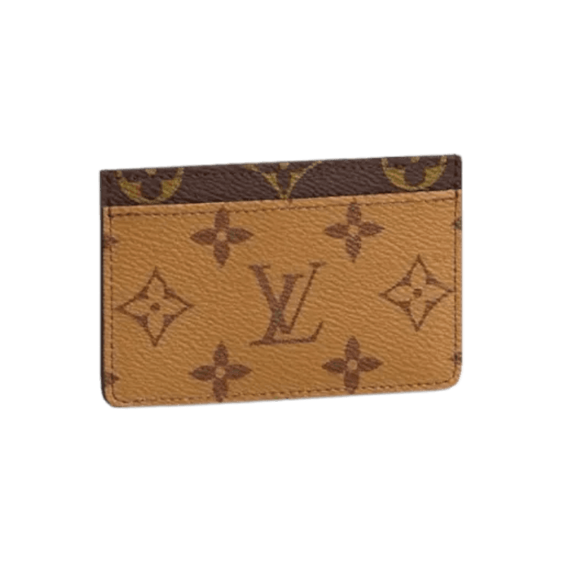 Portacarte Reverse Monogram Canvas