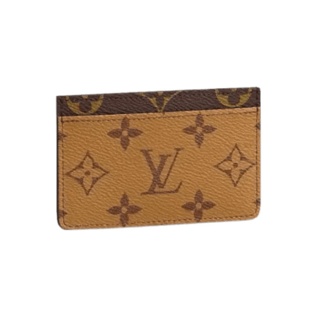 Portacarte Reverse Monogram Canvas