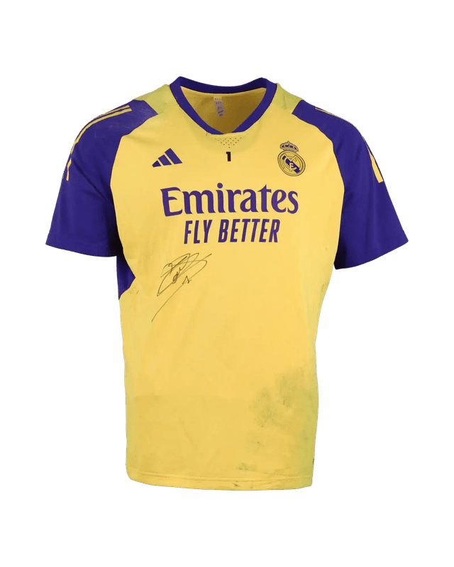 Maglia autografata Thibaut Courtois Real Madrid 2024 CL Final