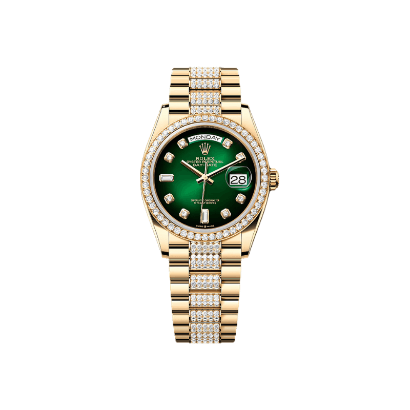 Day-Date 36 in Oro Giallo e Diamanti - Referenza 128348RBR