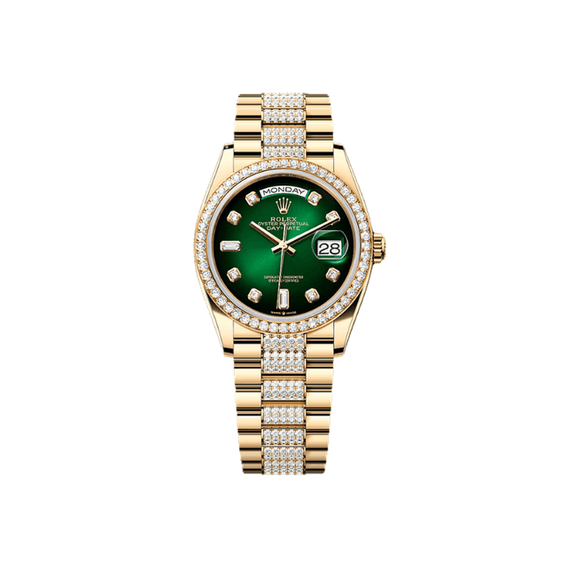 Day-Date 36 in Oro Giallo e Diamanti - Referenza 128348RBR