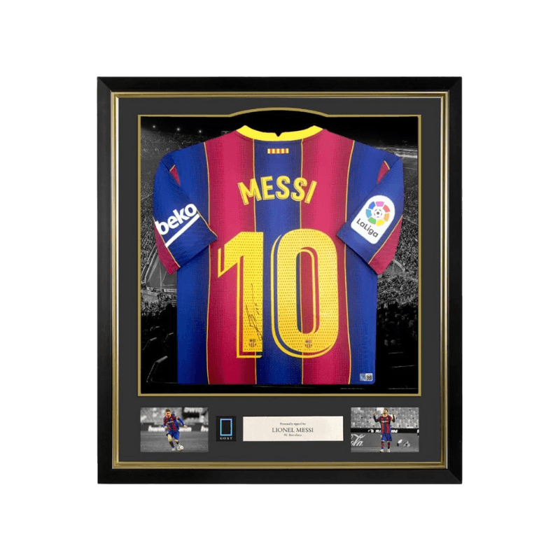 Maglia del Barcellona Autografata da Lionel Messi
