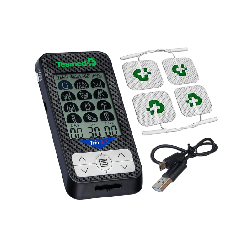Elettrostimolatore Muscolare Ricaricabile con USB 36 Programmi 40 Livelli di Intensità