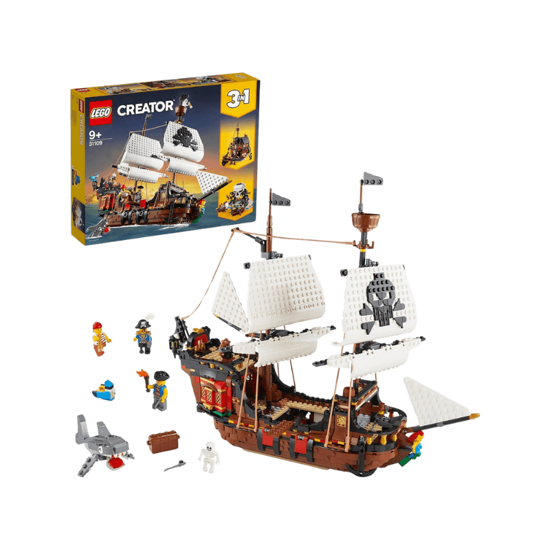 LEGO Creator Galeone dei Pirati Set 3 in 1