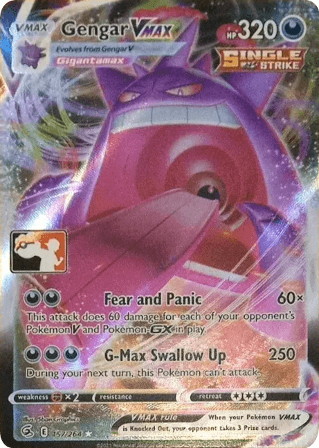 Gengar VMAX 157/264 Play! Pokémon Stamp – Fusion Strike
