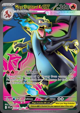 Mega Charizard X ex 109/094 Ultra Rare – Fiamme Spettrali