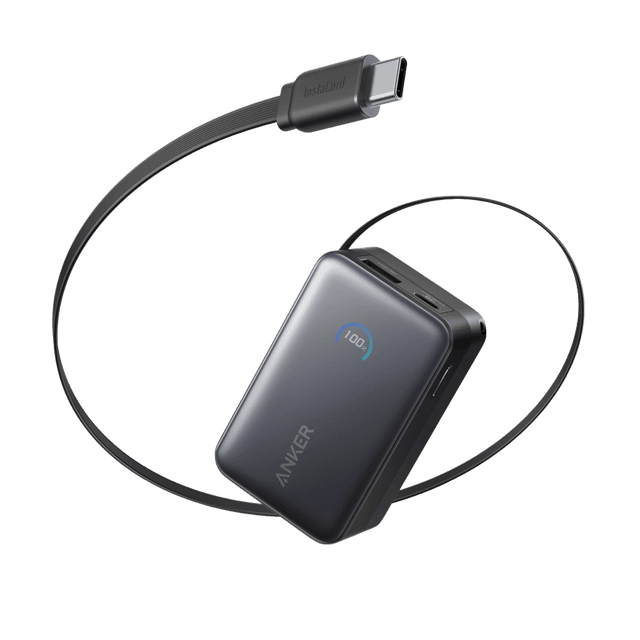 Anker Nano Power Bank (10K, 45W, cavo retrattile)