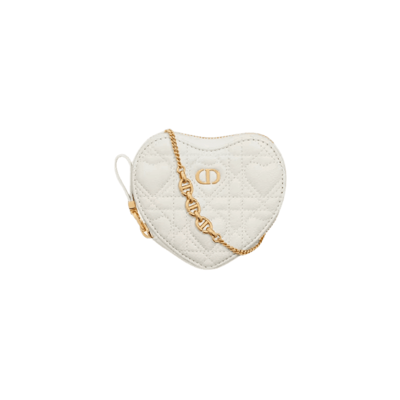 Pochette a cuore Dior Caro Dioramour con Catena