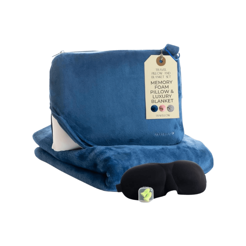 Travellow Set di Cuscini da Viaggio in Memory Foam