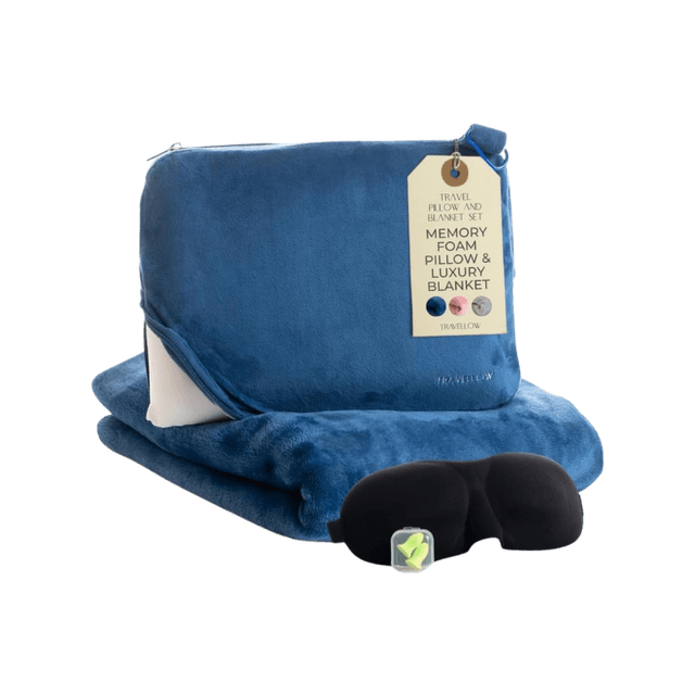 Travellow Set di Cuscini da Viaggio in Memory Foam
