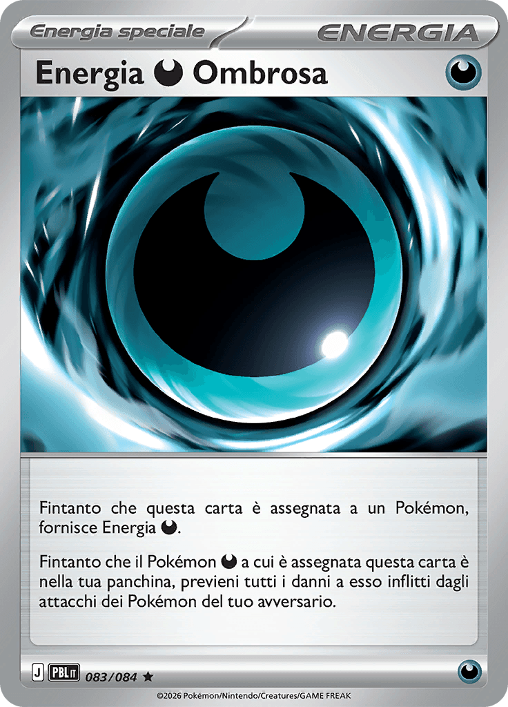 Energia Oscurità Ombrosa 083/084 – Megaevoluzione - Buio Pesto