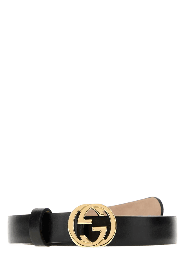 Gucci Leather Belt Black