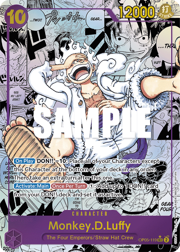 Monkey.D.Luffy OP05-119 Manga Rare – Awakening of the New Era