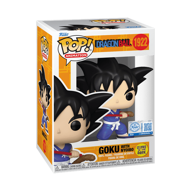 Funko Pop Dragon Ball Goku with Nyoibo (Glow) 1922