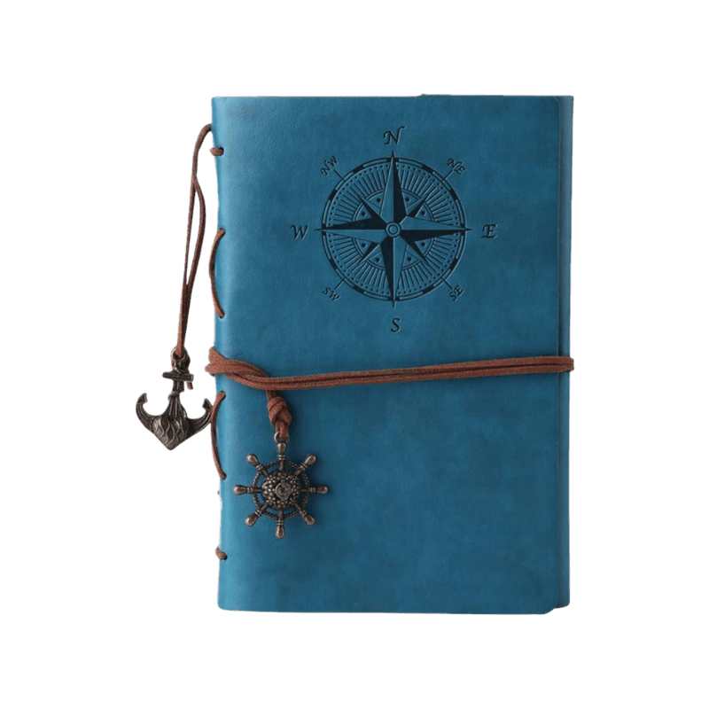 Maleden Diario di Viaggio in Pelle ad Anelli