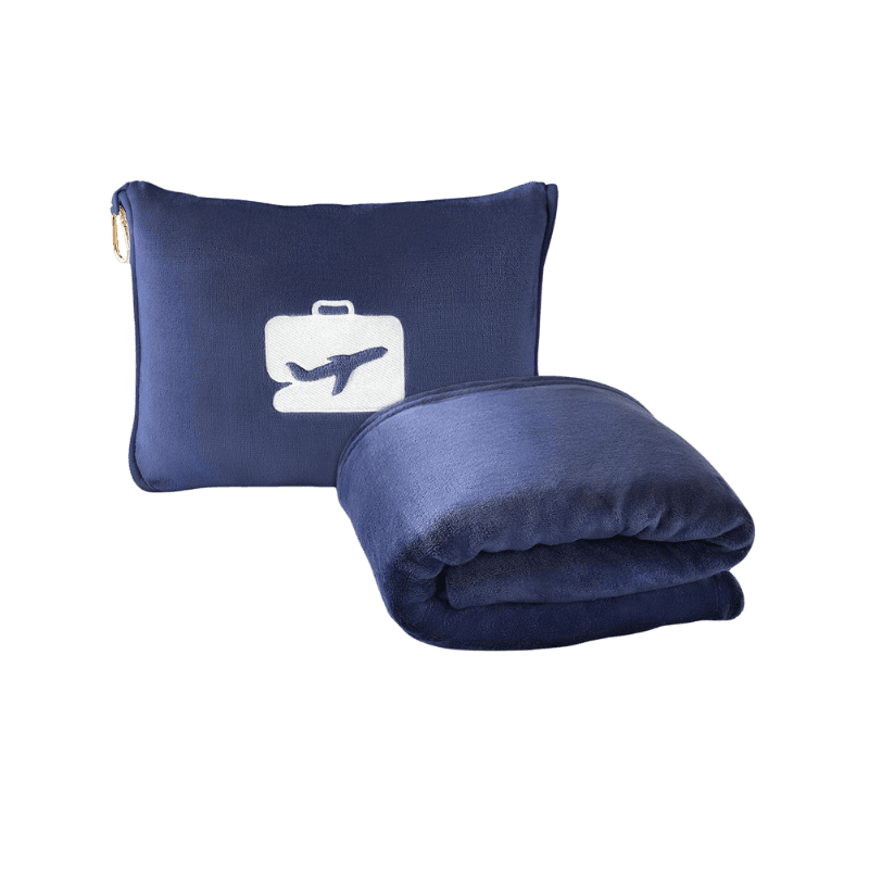 Coperta e Cuscino da Viaggio 2 in 1