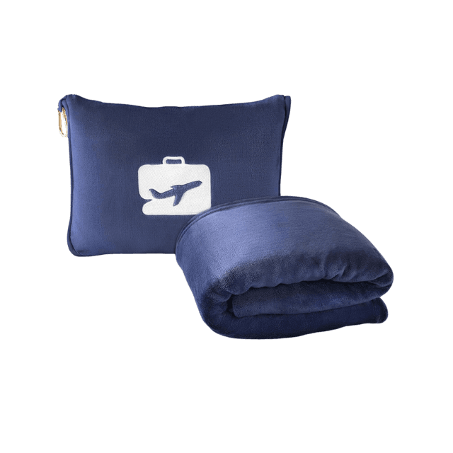 Coperta e Cuscino da Viaggio 2 in 1