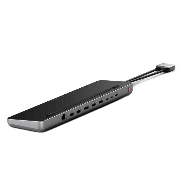 Satechi USB-C Dual Dock Stand con box SSD NVMe