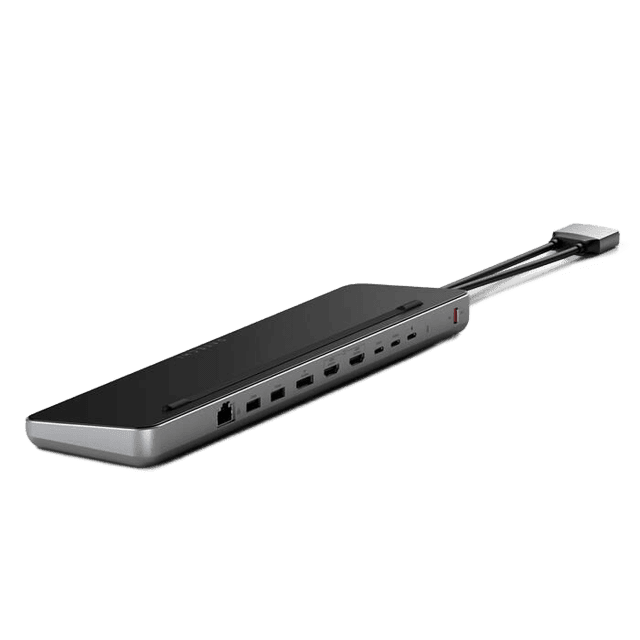 Satechi USB-C Dual Dock Stand con box SSD NVMe