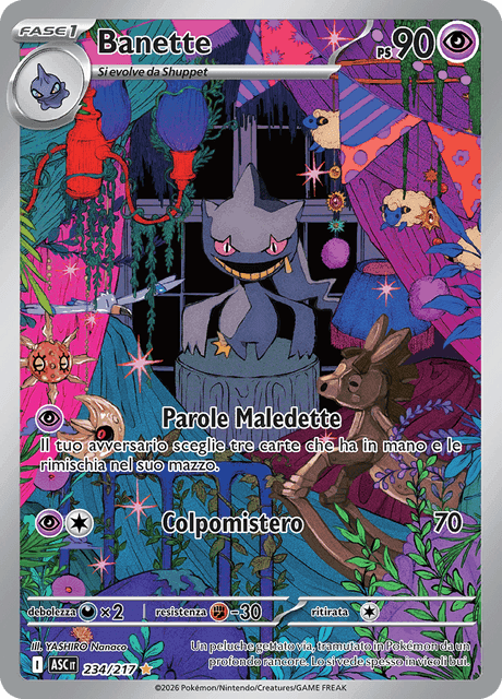 Banette 234/217 Rara Illustrazione – Ascesa Eroica – IT