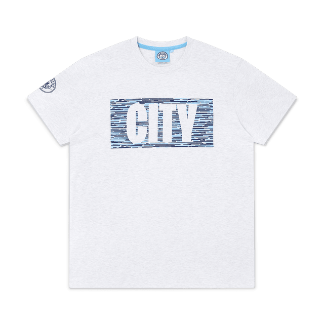 Manchester City Pixel Grafik T-Shirt