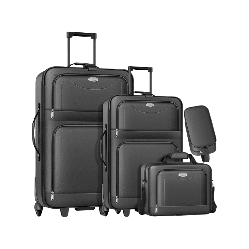 Set di 4 Valigie da Viaggio con Ruote