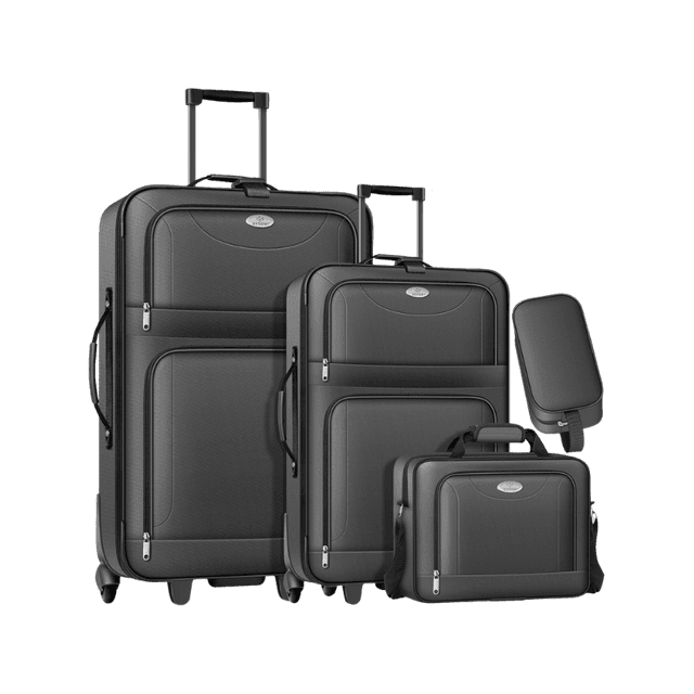 Set di 4 Valigie da Viaggio con Ruote