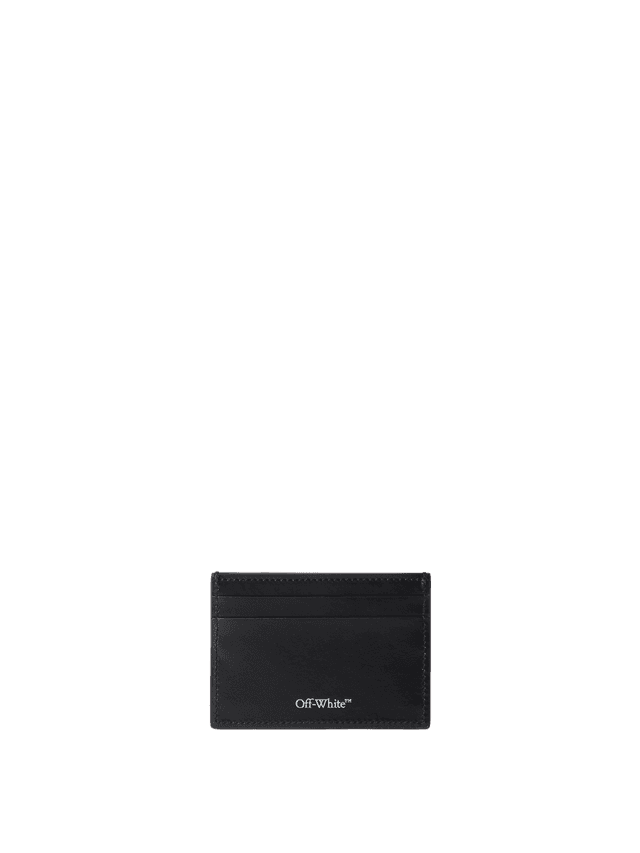 Off-White Diagonal Leather Card Case
