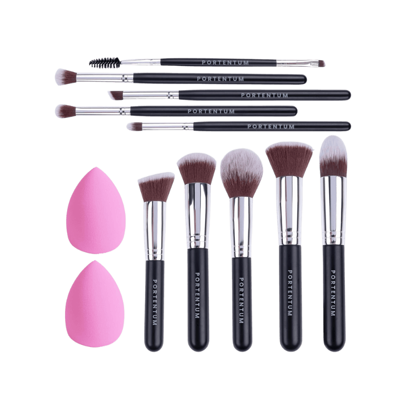 Set Pennelli Make Up 10 + 2 Premium Synthetic
