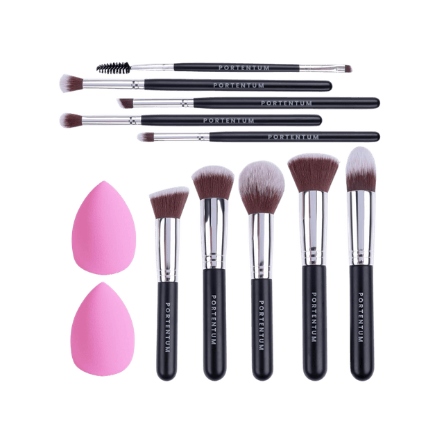 Set Pennelli Make Up 10 + 2 Premium Synthetic