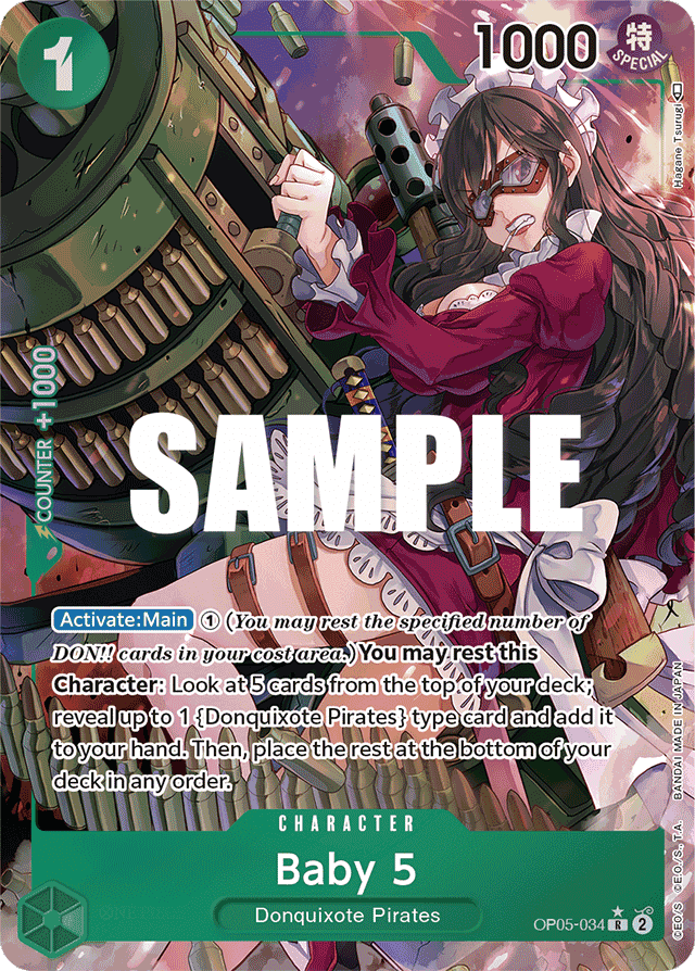 Baby 5 OP05-034 Alternate Art – Awakening of the New Era