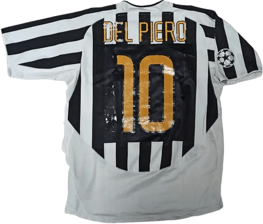 Maglia Juventus Del Piero match worn CL 2003/04