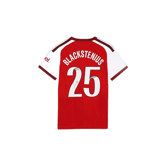 Arsenal 26/27 Home Boxed Signed Shirt Blackstenius
