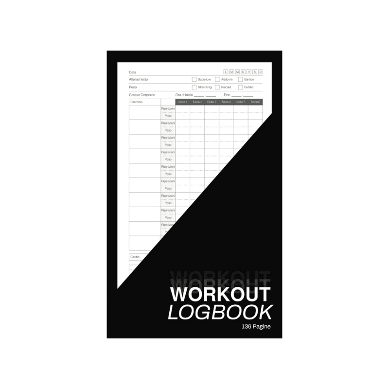 Fitness Planner Giornaliero Tascabile 13x20cm 136 Pagine