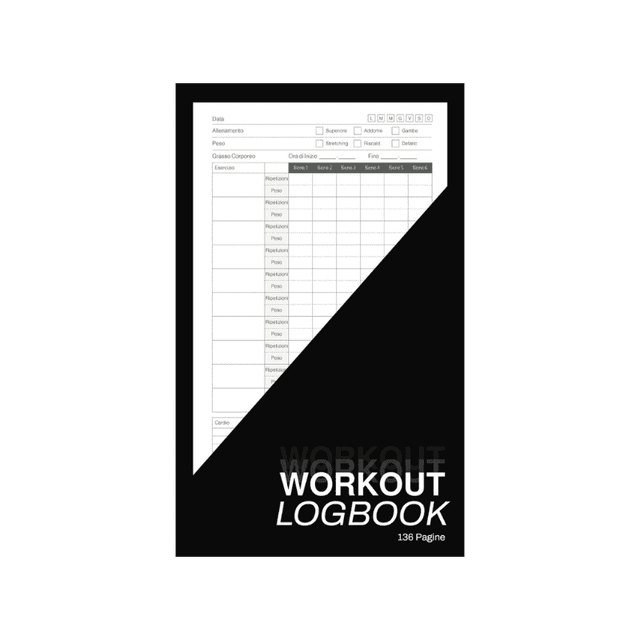 Fitness Planner Giornaliero Tascabile 13x20cm 136 Pagine