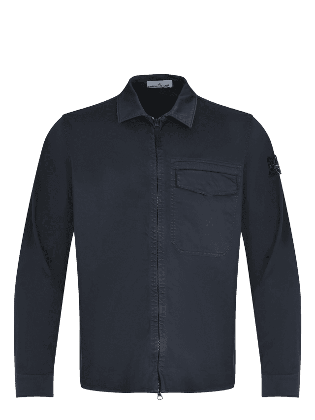 Stone Island Overshirt Blu notte 1200015S0012