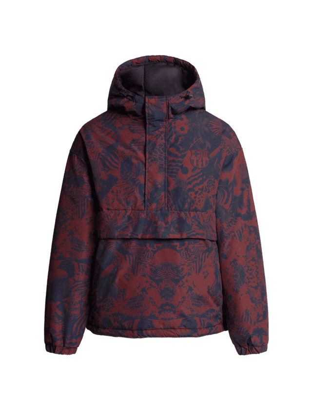 Padded Hooded Jacket FC Barcelona