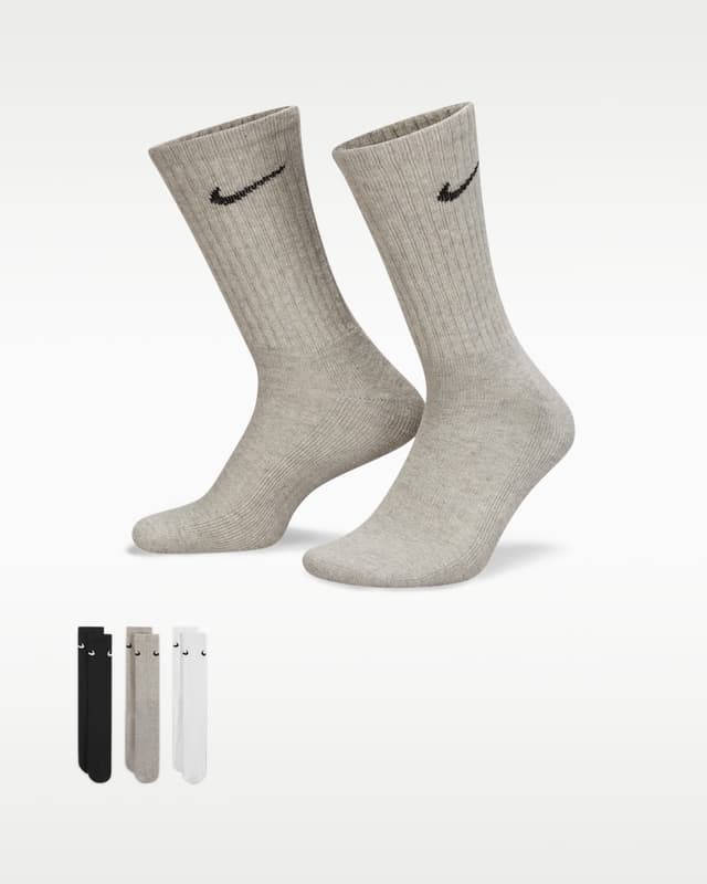 Nike Cushioned Crew Socks Value 3 paia