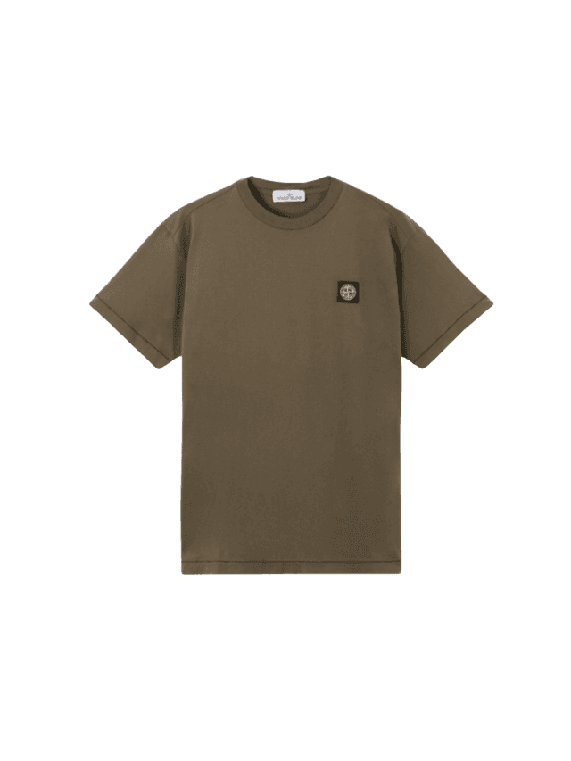 Stone Island T-shirt manica corta jersey cotone 60/2