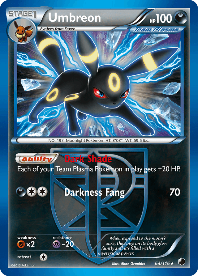 Umbreon 64/116 – Plasma Freeze – EN