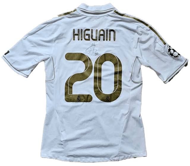 Maglia autografata Gonzalo Higuain Real Madrid 2011-12