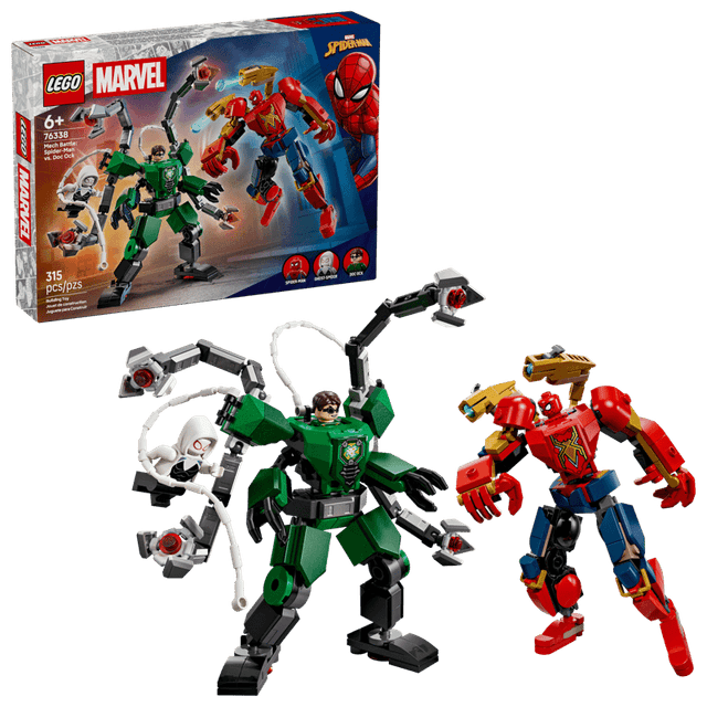 Battaglia mech: Spider-Man vs. Doc Ock (LEGO 76338)