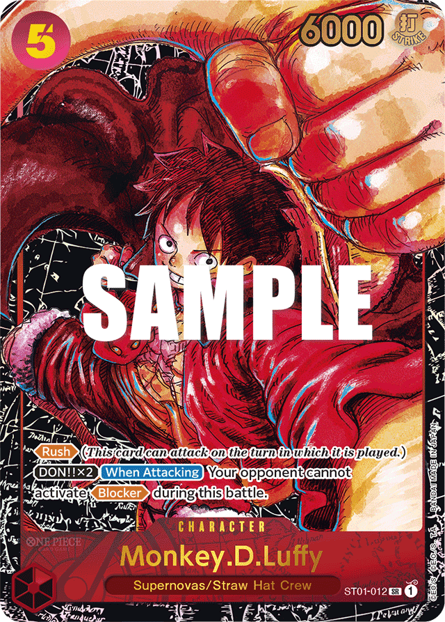 Monkey.D.Luffy ST01-012 1st Anniversary Alternate Art – Awakening of the New Era