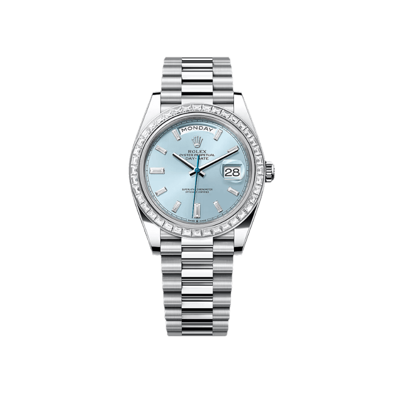 Day-Date 40 in Platino e Diamanti - Referenza 228396TBR