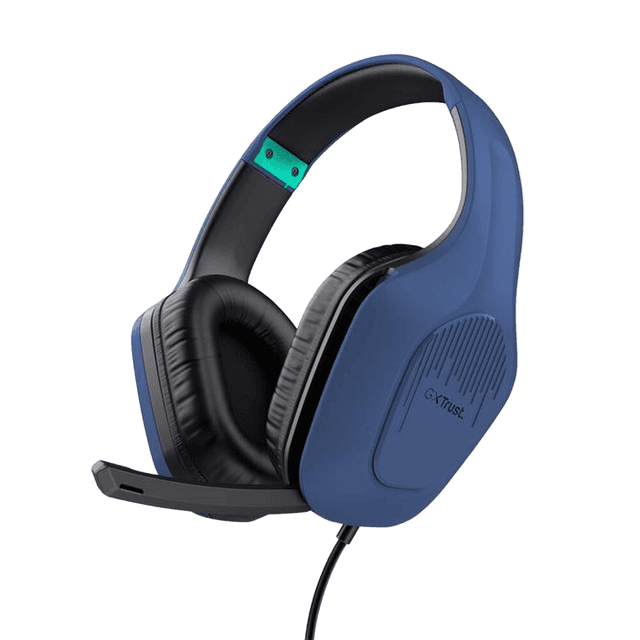 Trust GXT415B Zirox Cuffie Gaming Blu