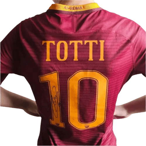 Maglia autografata Francesco Totti Roma Farewell Season