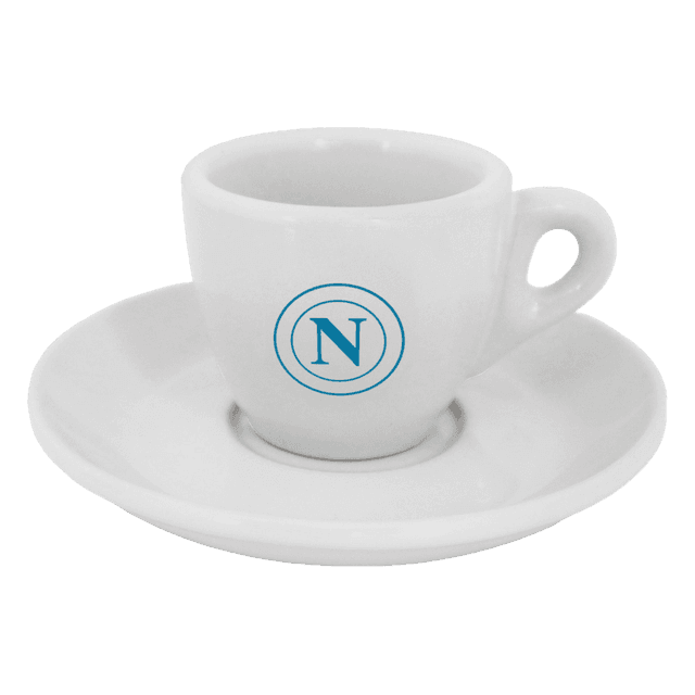 SSC Napoli Tazzina da Caffè con Piattino