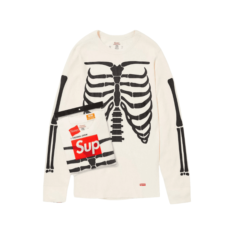 Supreme Maglietta Hanes Bones
