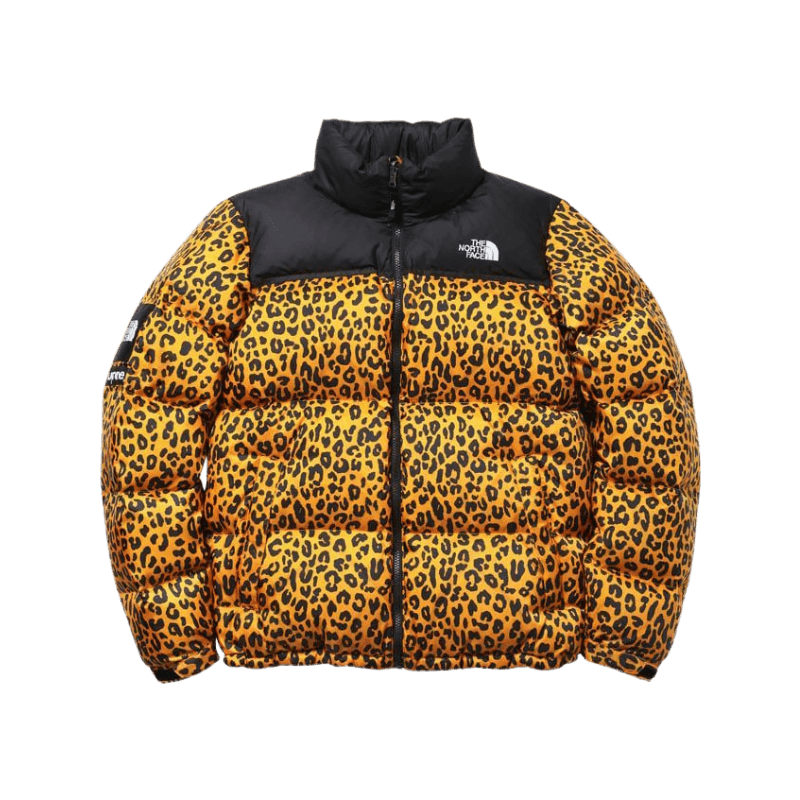 Giacca Leopardata Nuptse Supreme x The North Face